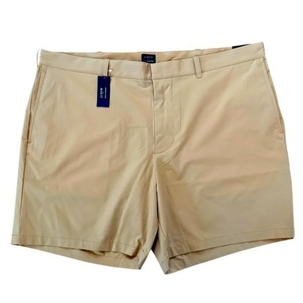J. CREW Men's 7” Tech Shorts Dark Khaki Shorts Size 40 NEW - Picture 5 of 6